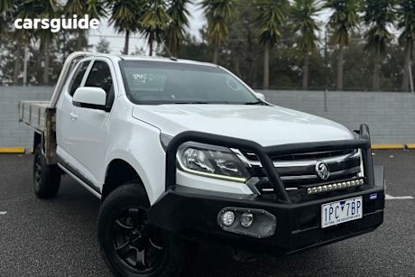 White 2018 Holden Colorado Space Cab Chassis Ls (4X4)