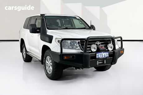 White 2007 Toyota Landcruiser Wagon Gxl (4X4)