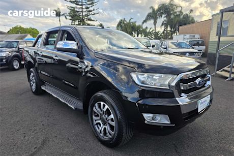 Black 2017 Ford Ranger Dual Cab Utility Xlt 3.2 (4X4)