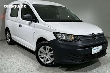 White 2023 Volkswagen Caddy Commercial TSI220 F