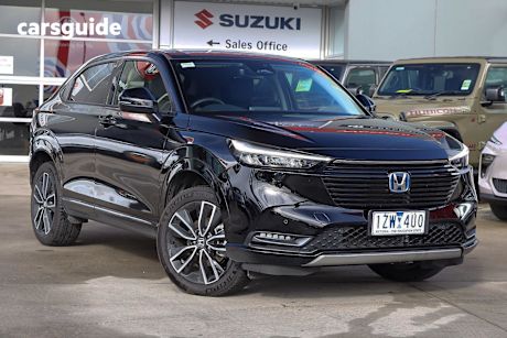 Black 2023 Honda HR-V SUV E:HEV L F