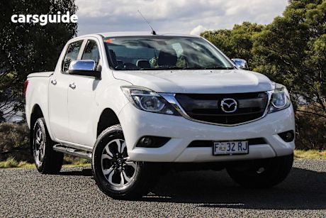 White 2016 Mazda BT-50 Ute Tray XTR 4X4