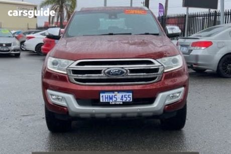 Red 2016 Ford Everest Wagon Titanium