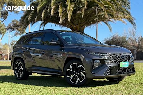 Grey 2024 Hyundai Tucson SUV PREMIUM N LINE 4X4