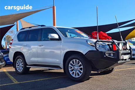 White 2015 Toyota Landcruiser Prado SUV VX 4X4