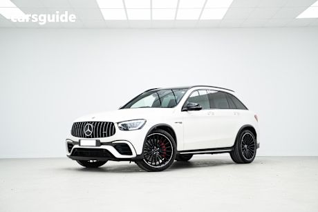 White 2021 Mercedes-Benz GLC-Class SUV GLC63 AMG S 4WD