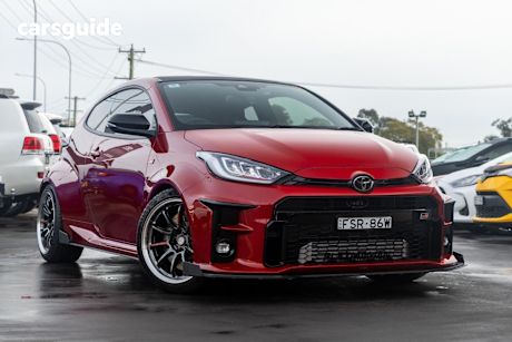 Red 2021 Toyota Yaris Hatch GR 4WD