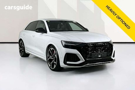 White 2021 Audi RS Q8 Wagon Tfsi Quattro Mhev