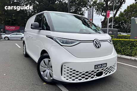 White 2025 Volkswagen ID. Buzz Cargo Commercial BEV550 R
