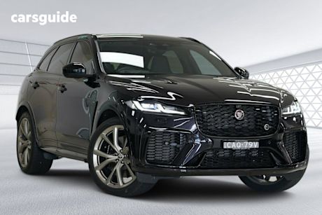 Black 2022 Jaguar F-Pace Wagon Svr (405Kw)