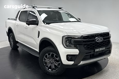 White 2022 Ford Ranger Ute Tray WILDTRAK 4X4