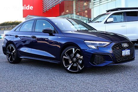 Blue 2023 Audi A3 Sedan 40 TFSI S LINE 4WD