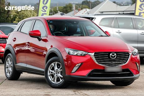 Red 2017 Mazda CX-3 SUV MAXX F