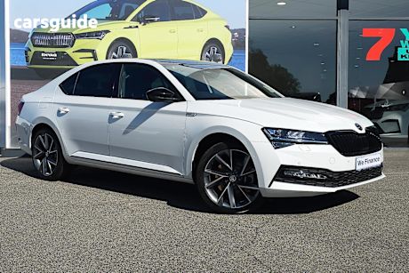 White 2024 Skoda Superb Hatch 206TSI SPORTLINE 4X4