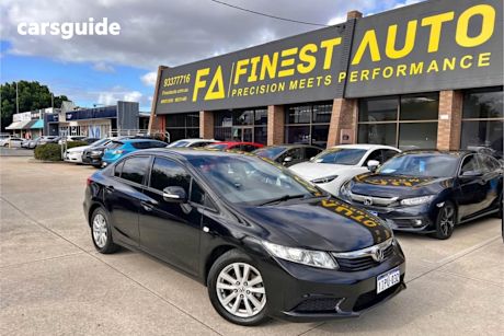 Black 2012 Honda Civic Sedan Vti