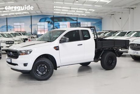 White 2021 Ford Ranger Super Cab Chassis Xl 3.2 (4X4)