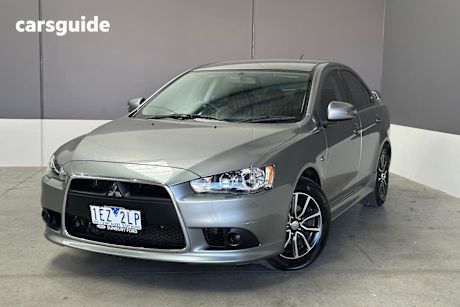 Grey 2015 Mitsubishi Lancer Sedan ES SPORT F