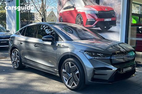 Grey 2024 Skoda Enyaq SUV RS 4WD