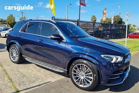 Blue 2019 Mercedes-Benz GLE400 Wagon D 4Matic