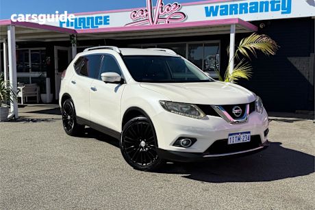 White 2015 Nissan X-Trail Wagon St-L (Fwd)