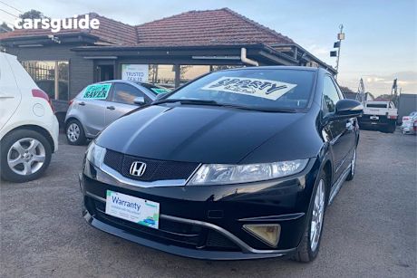 Black 2009 Honda Civic Hatchback Si