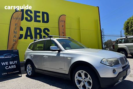 Silver 2010 BMW X3 SUV XDRIVE 20D LIFESTYLE E83 MY09