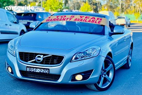 Silver 2010 Volvo C70 Convertible T5