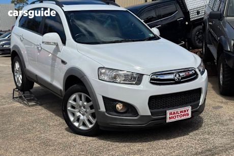 White 2015 Holden Captiva Wagon 7 Ls Active (Fwd)