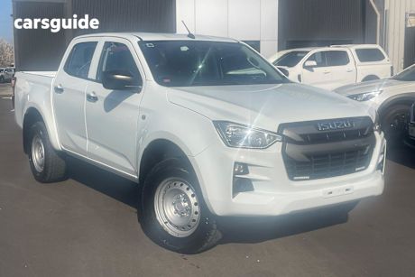 White 2021 Isuzu D-MAX Ute Tray SX HIGH RIDE R