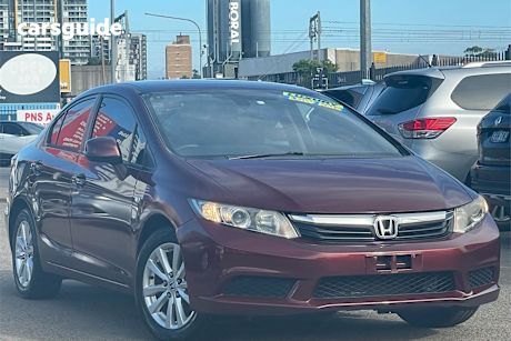 Red 2014 Honda Civic Sedan VTI-L F