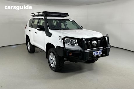 White 2019 Toyota Landcruiser Prado Wagon Gx (4X4)