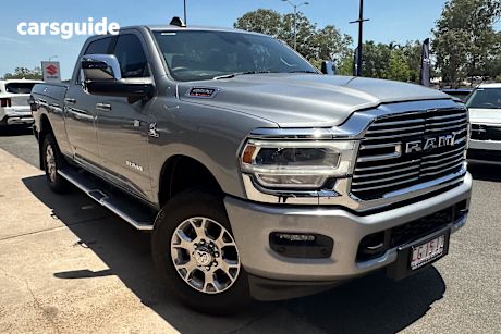 Silver 2023 Ram 2500 Ute Tray LARAMIE RAMBOX 4X4