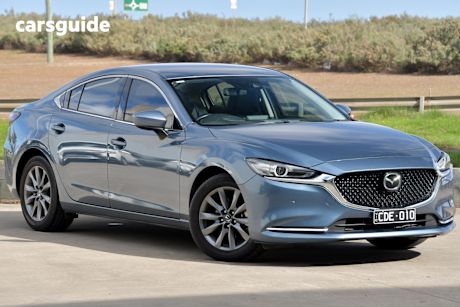 Blue 2022 Mazda 6 Sedan Touring