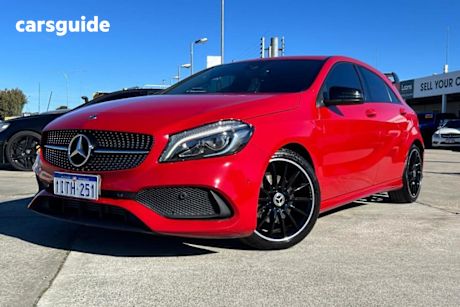 Red 2018 Mercedes-Benz A-CLASS Hatch A200 F
