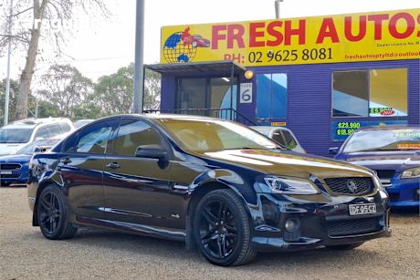 Black 2010 Holden Commodore Sedan Sv6