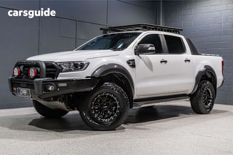 White 2021 Ford Ranger Ute Tray WILDTRAK 4X4