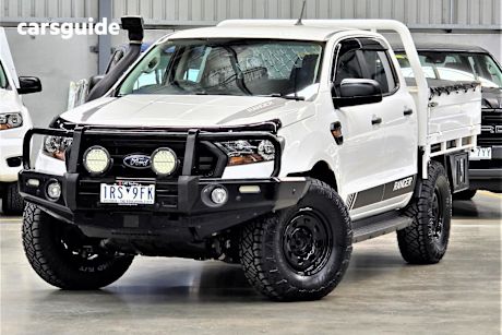 White 2021 Ford Ranger Ute Tray XL 4X4