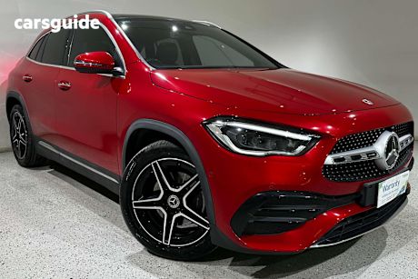 Red 2022 Mercedes-Benz GLA-Class SUV GLA200 F