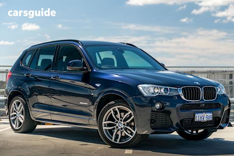 Blue 2017 BMW X3 Wagon Xdrive 20D