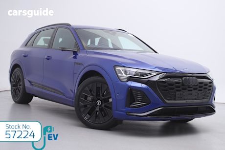 Blue 2023 Audi Q8 E-Tron Wagon 55 Launch Edition