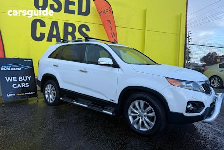 White 2012 Kia Sorento SUV PLATINUM 4WD