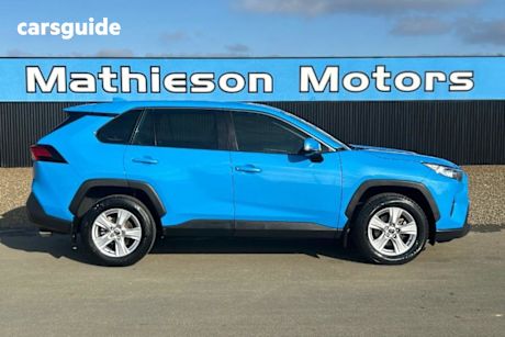 Blue 2019 Toyota RAV4 SUV GX F