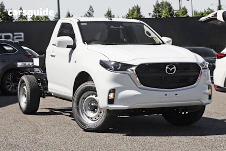White 2024 Mazda BT-50 Ute Tray XS R