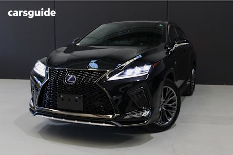 Black 2019 Lexus RX450H Wagon F Sport Hybrid