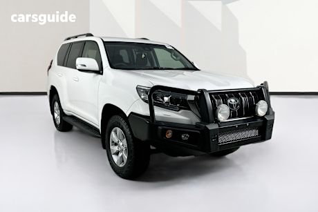 White 2019 Toyota Landcruiser Prado Wagon Gxl (4X4)
