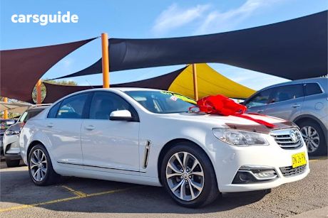 White 2015 Holden Calais Sedan