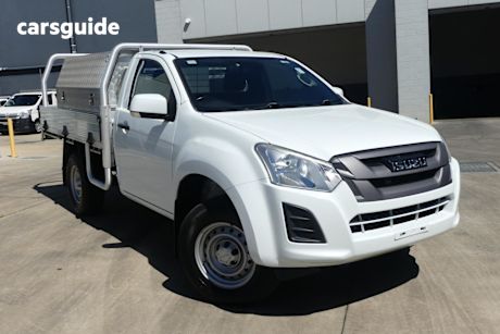 White 2018 Isuzu D-MAX Cab Chassis Sx Hi-Ride (4X2)