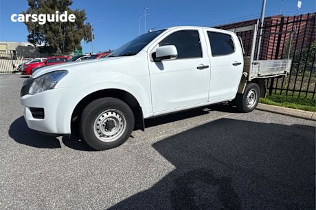 White 2015 Isuzu D-MAX Ute Tray SX R