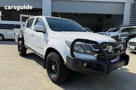 White 2017 Holden Colorado Crew Cab Chassis Ls (4X4)