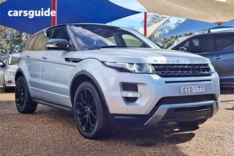 Silver 2012 Land Rover Range Rover Evoque SUV SI4 PRESTIGE 4X4